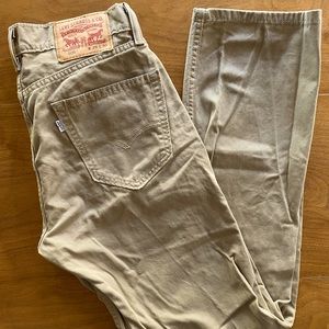 Men’s Tan Levi’s 505 Regular Fit 29 x 30